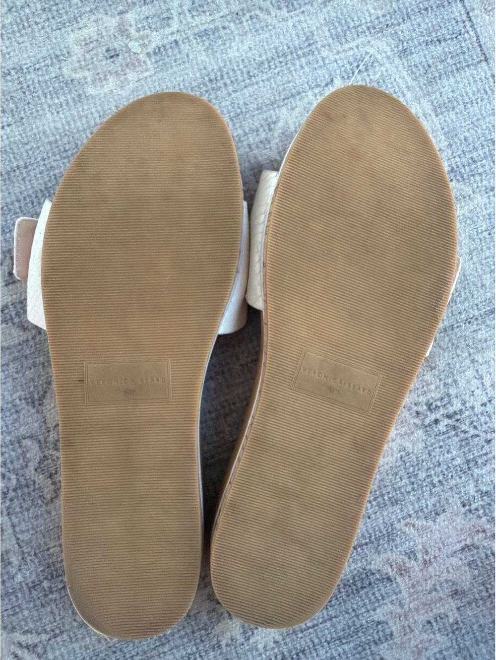 Veronica Beard chessy Cork Platform Slide Sandals Size 9.5 - Picture 4 of 5